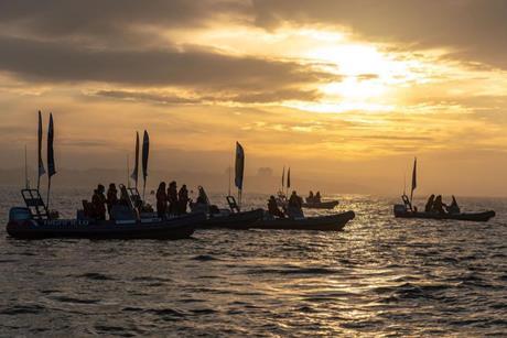 Highfield fleet before the start
