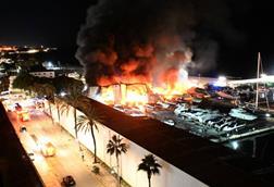 Marina Marbella fire
