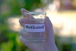 Methanol in glass illustrator