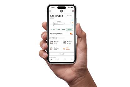 Siren App screenshot with hand