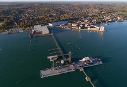 Hythe Shipyard in Southampton